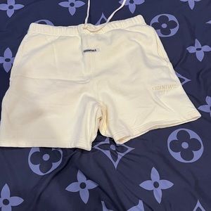 Fear Of God Essentials Yellow Sweat Short